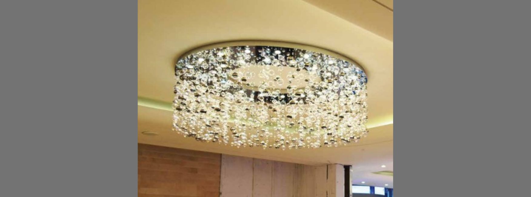 custom hand blown glass chandelier