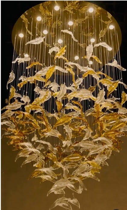 glass chandelier india